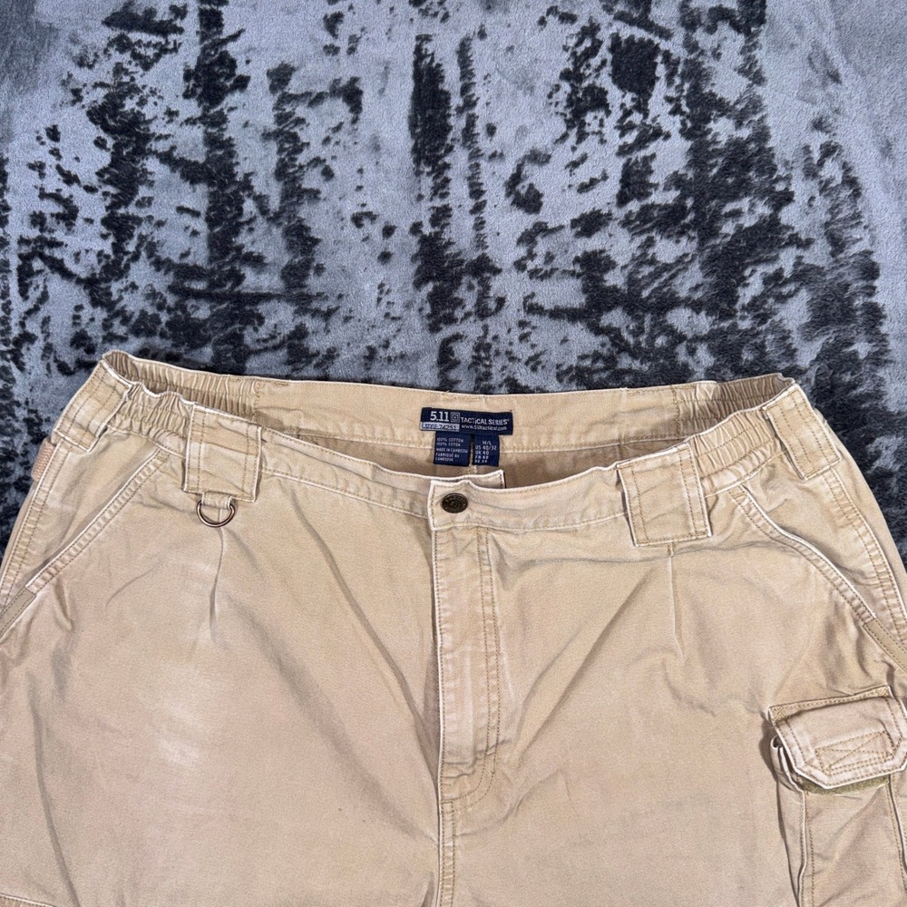 5.11 Tactical Series 74251 Mens Khaki Cotton Canvas‎ Cargo Work Pants 40x32 - Picture 3 of 16